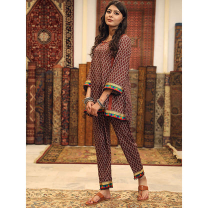 Gulabo Jaipur Abra Brown (Set of 2)