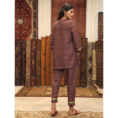 Gulabo Jaipur Abra Brown (Set of 2)