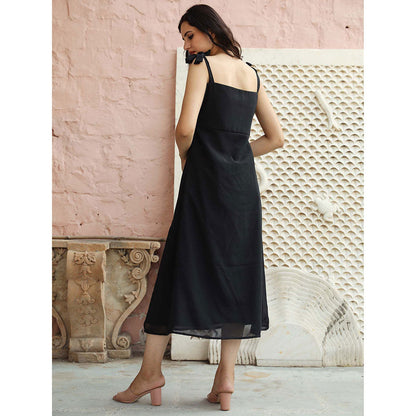 Gulabo Jaipur Grace Black Dress (XXS )
