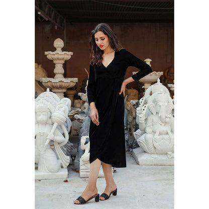 Gulabo Jaipur Kalki Black Dress (XXS )