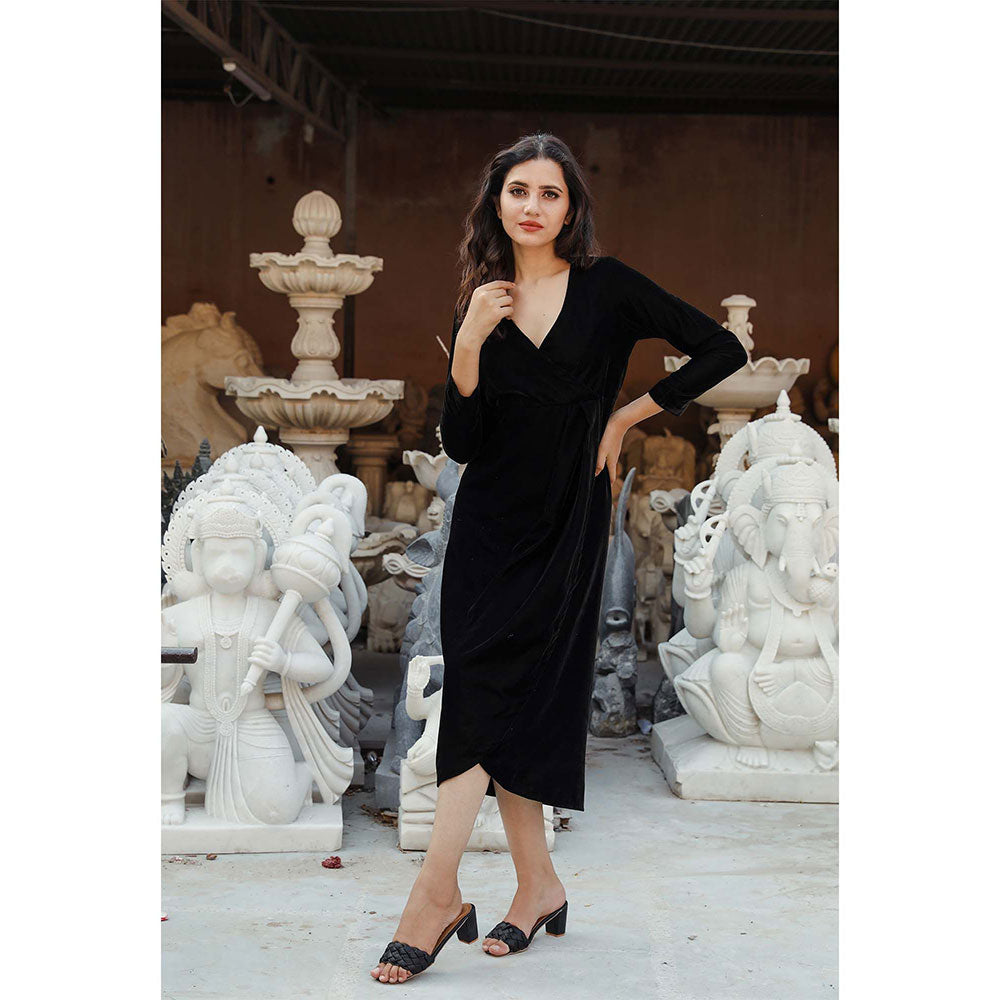 Gulabo Jaipur Kalki Black Dress (XXS )