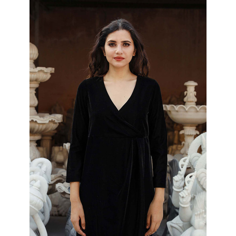 Gulabo Jaipur Kalki Black Dress (XXS )
