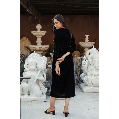 Gulabo Jaipur Kalki Black Dress (XXS )