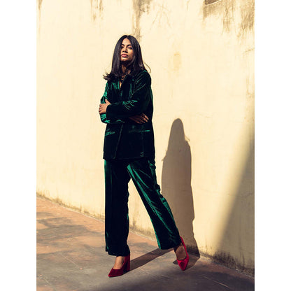Gulabo Jaipur Karla Green Co-ord (Set of 2)