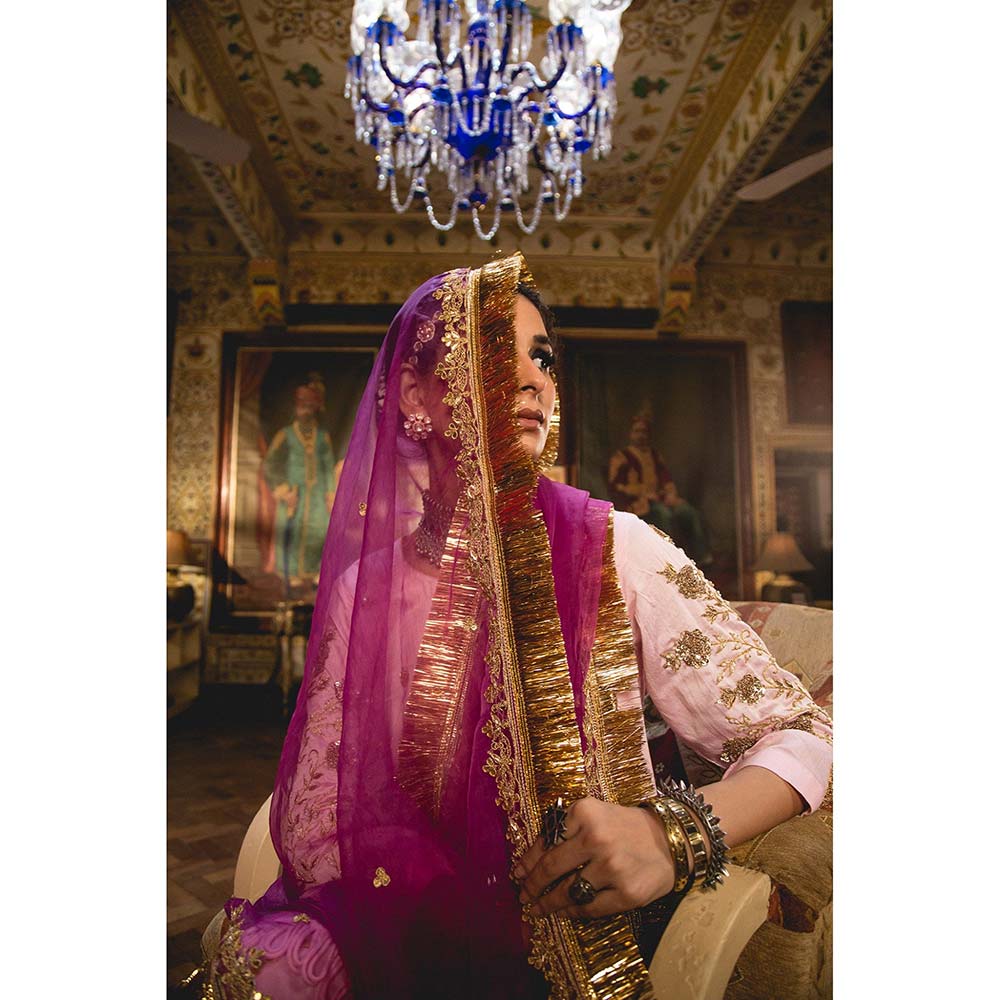 Gulabo Jaipur Imama Pink Sharara (Set of 3)