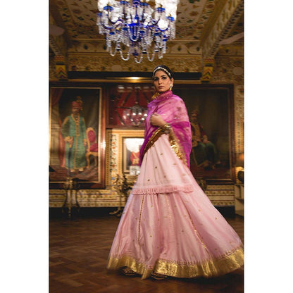 Gulabo Jaipur Imama Pink Sharara (Set of 3)