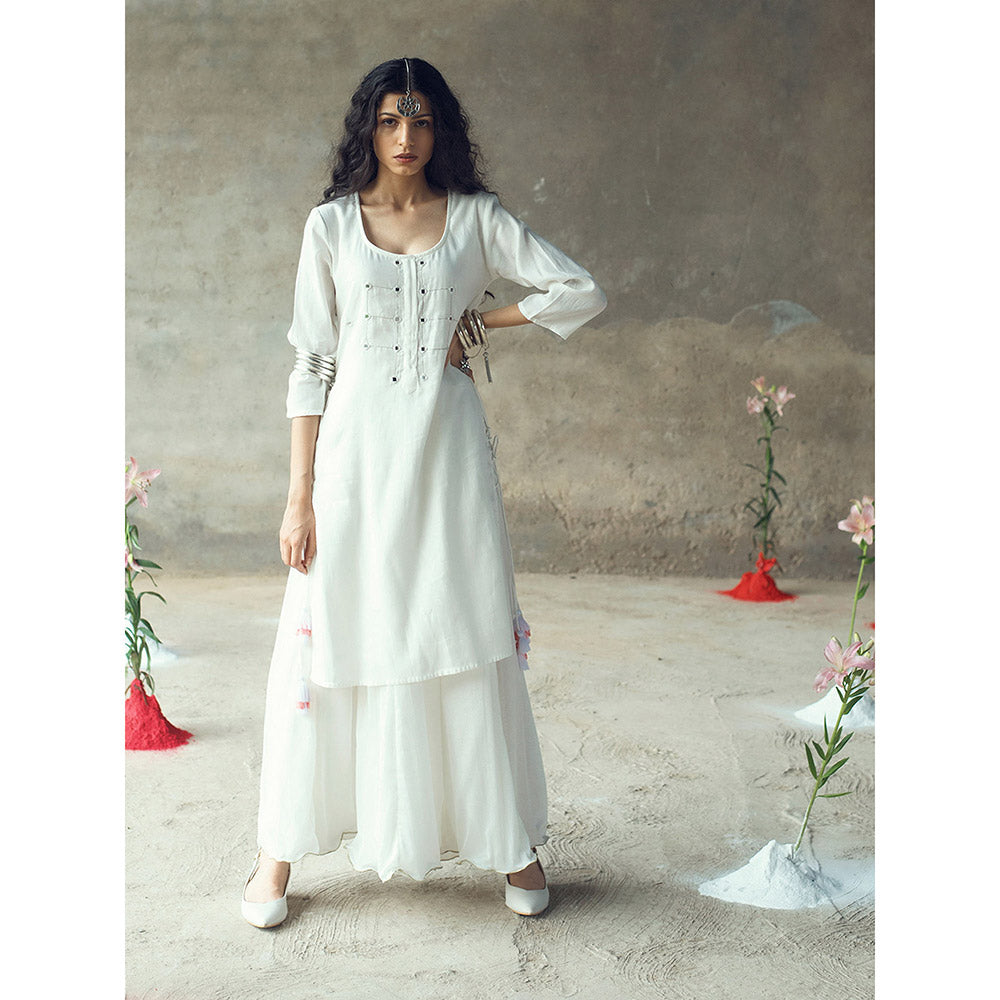 Gulaal Some Straight Kurta With Skirt (Set of 2)