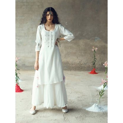 Gulaal Some Straight Kurta With Skirt (Set of 2)