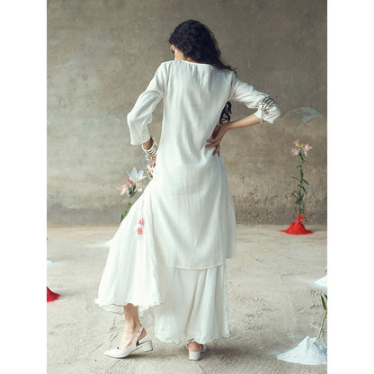 Gulaal Some Straight Kurta With Skirt (Set of 2)