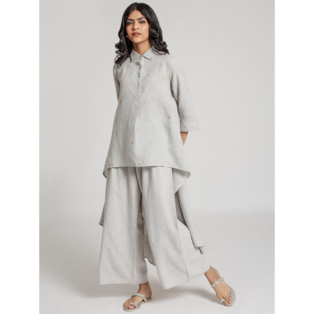 Gulaal Grey Cotton Miranda Tunic