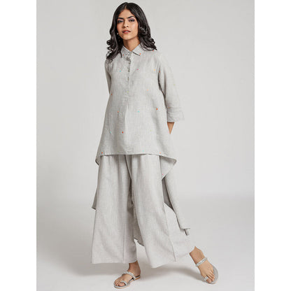 Gulaal Grey Cotton Miranda Tunic