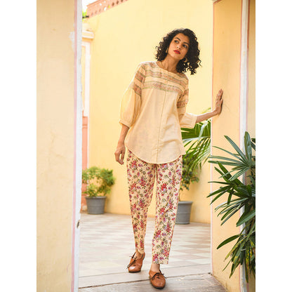Gulaal Casual Carnation Co-Ord Set (Set of 2)