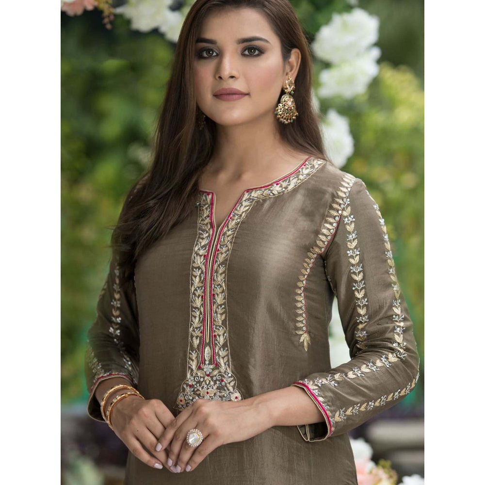House Of Muher Amara Green Suit Set (Set of 3)