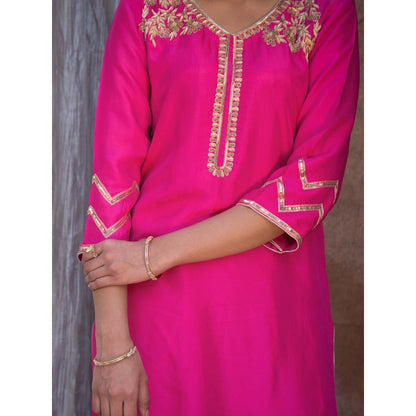 House Of Muher Jasmine Magenta Suit Set (Set of 3)