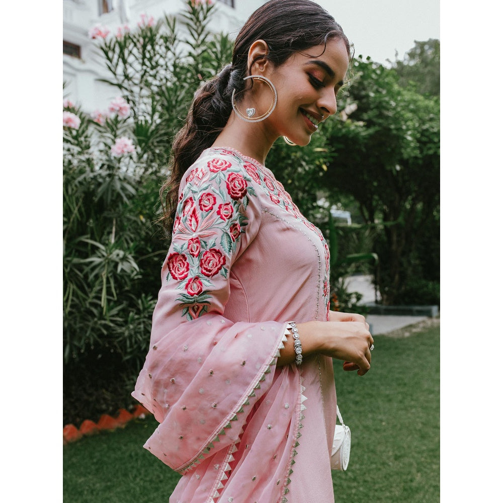 House Of Muher Alina Pink Suit Set (Set of 3)