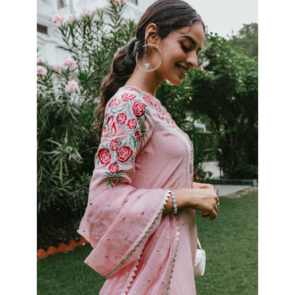 House Of Muher Alina Pink Suit Set (Set of 3)