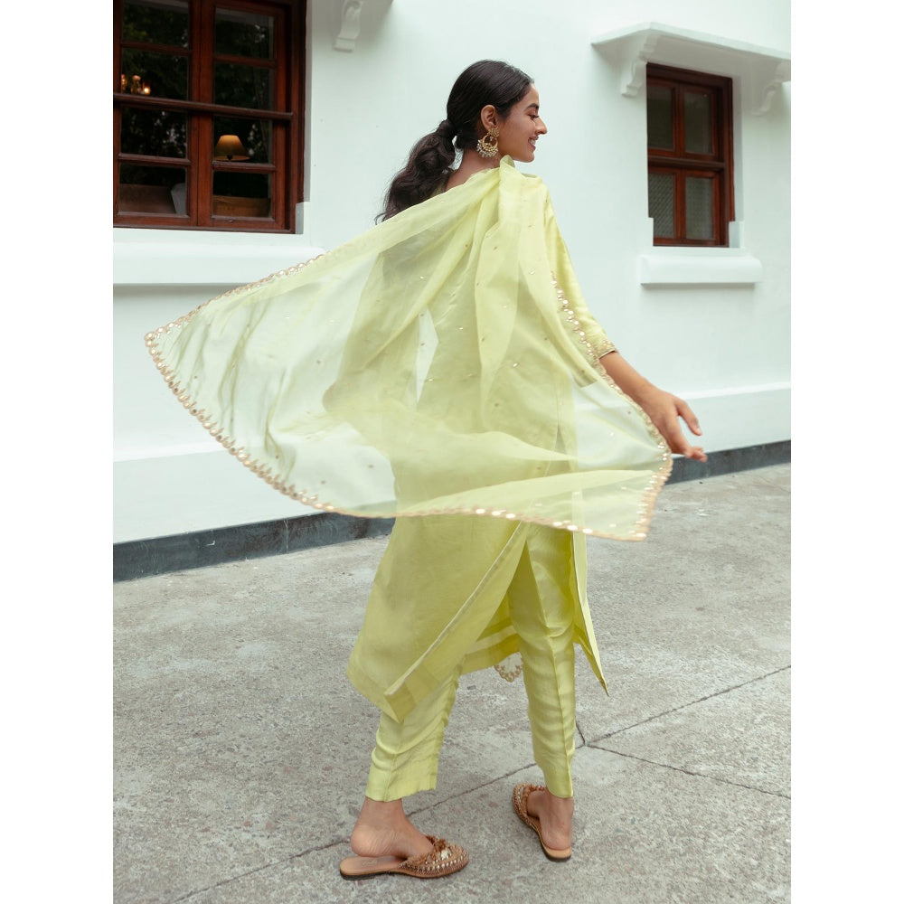 House Of Muher Amora Green Suit Set (Set of 3)