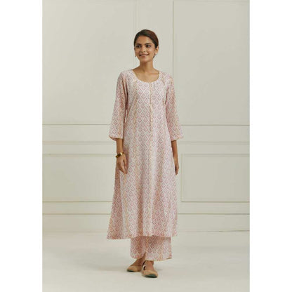 Ikshita Choudhary Pink Kurta (Set of 3)