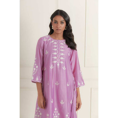 Ikshita Choudhary Purple Kurta