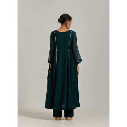 Ikshita Choudhary Green Kurta
