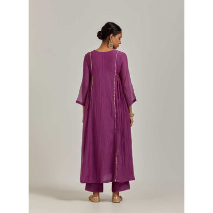Ikshita Choudhary Purple Kurta (Set of 2)