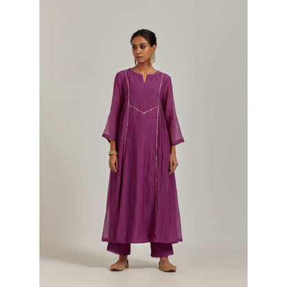 Ikshita Choudhary Purple Kurta
