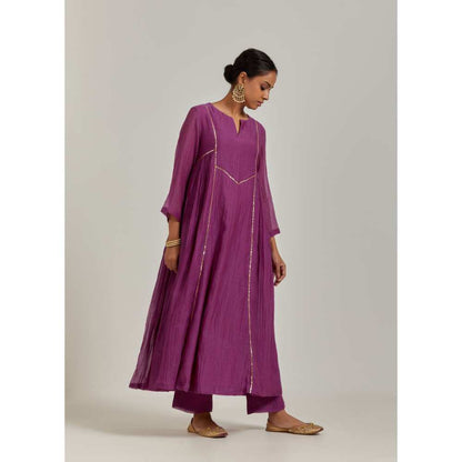Ikshita Choudhary Purple Kurta