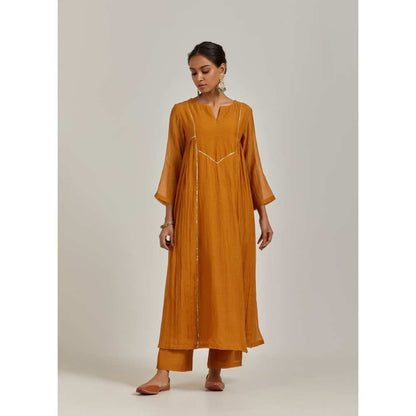 Ikshita Choudhary Mustard Kurta