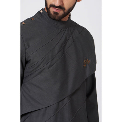 Jatin Malik Flap Kurta (Set of 2)