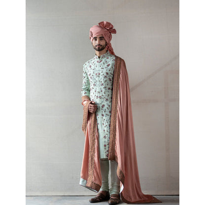 Jatin Malik Duckegg Sherwani (Set of 5)