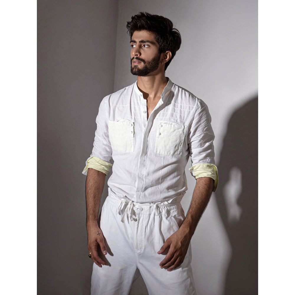 Jatin Malik Jumbled Overshirt (Set of 3)