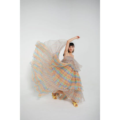 JULY ISSUE Beige Cai Dress