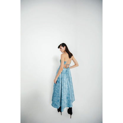 JULY ISSUE Blue Kenna Dress