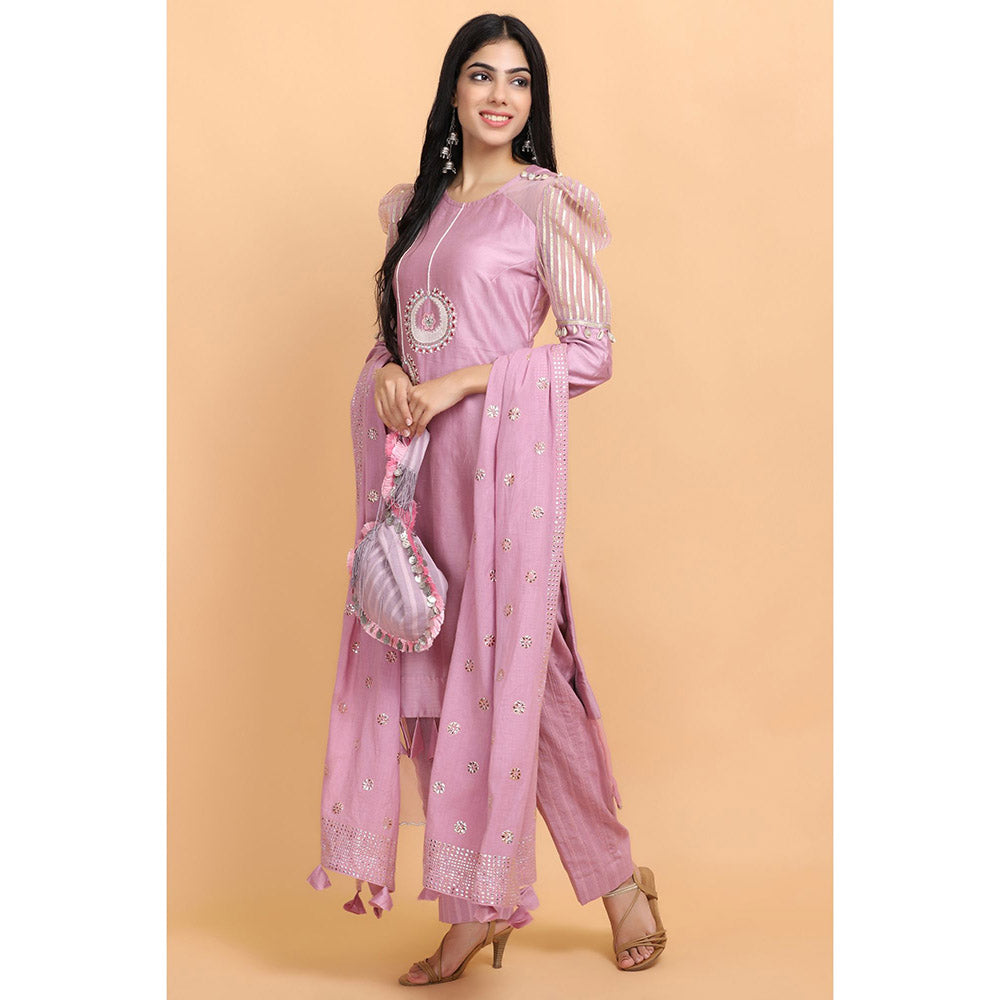 Arpita Sulakshana Signature Bali Kurta Pant with Dupatta (Set of 3)
