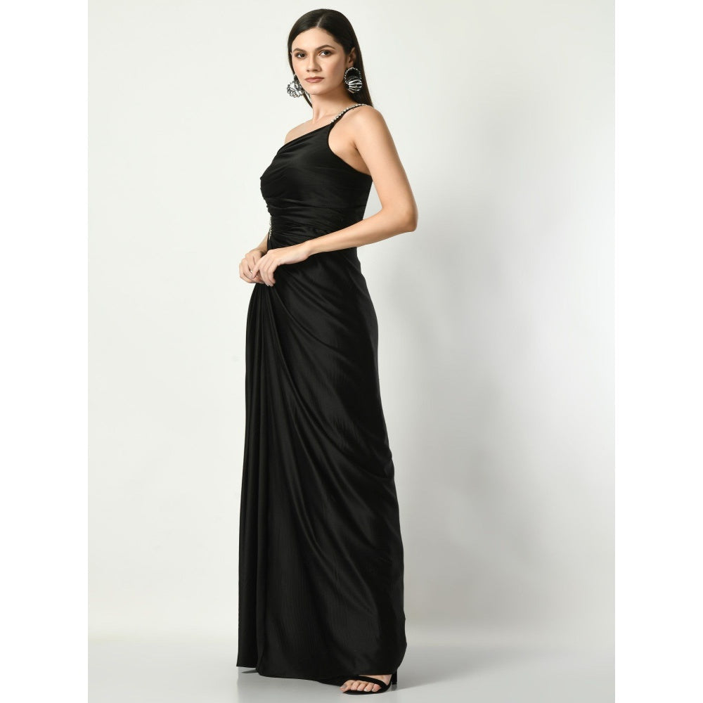Sunanta Madaan Late Night Talking Black Gown