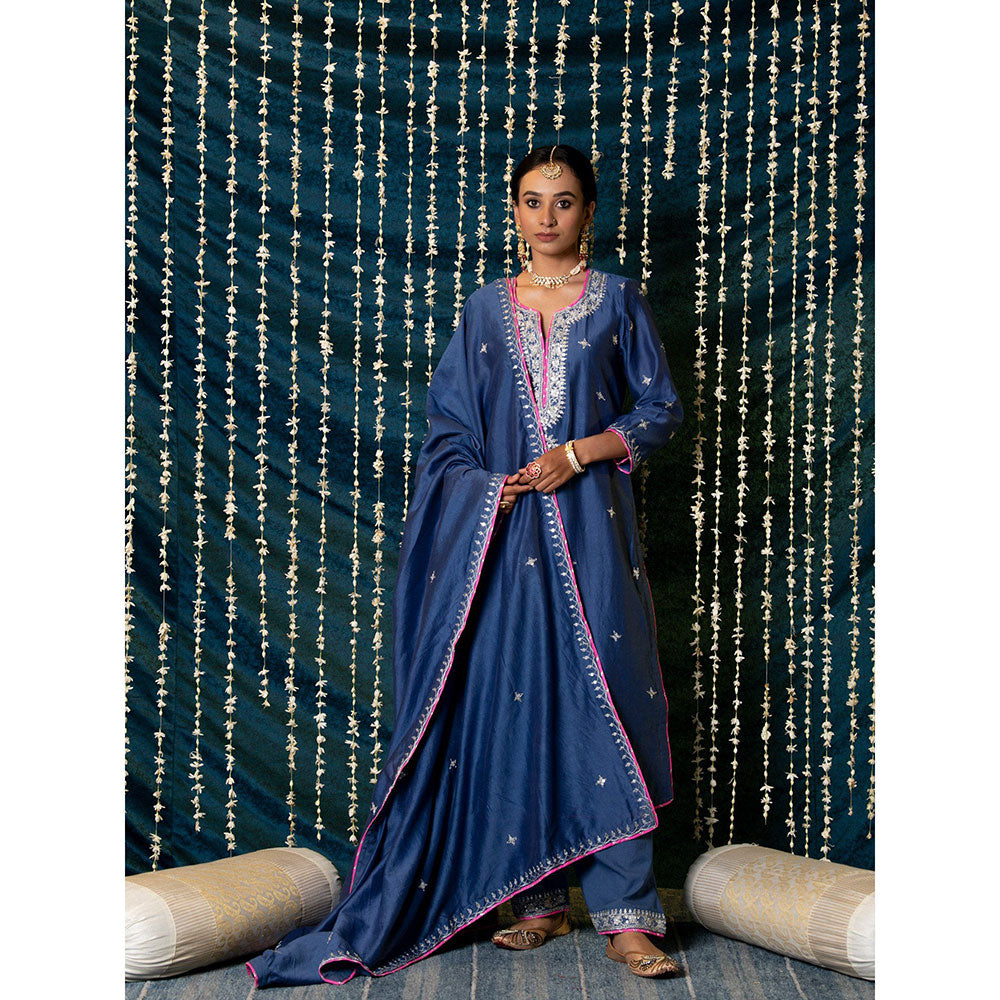 Maison Shefali Saanjh Kurta (Set of 3)