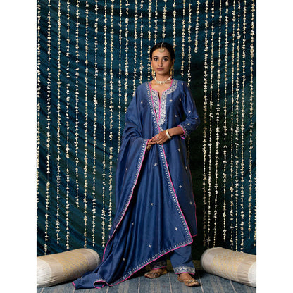 Maison Shefali Saanjh Kurta (Set of 3)