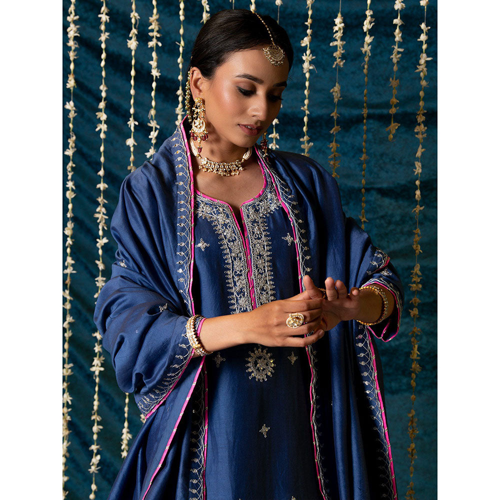 Maison Shefali Saanjh Kurta (Set of 3)