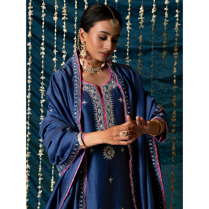 Maison Shefali Saanjh Kurta (Set of 3)