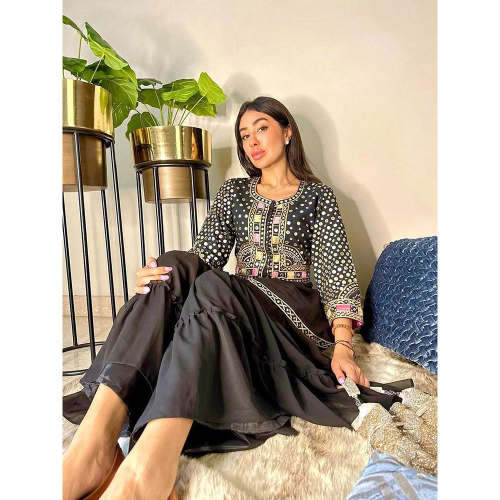 Maison Shefali Hunar Aks Sharara (Set of 2)