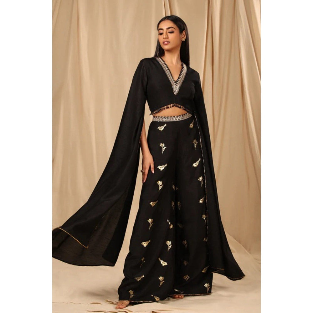 Masaba Black Vintage Fiona Palazzo (Set of 2)