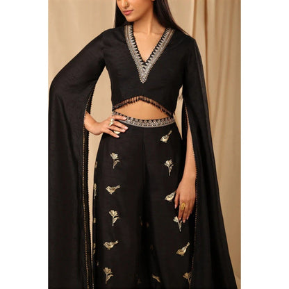 Masaba Black Vintage Fiona Palazzo (Set of 2)