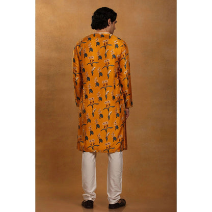 Masaba Mustard Spring Blossom Kurta
