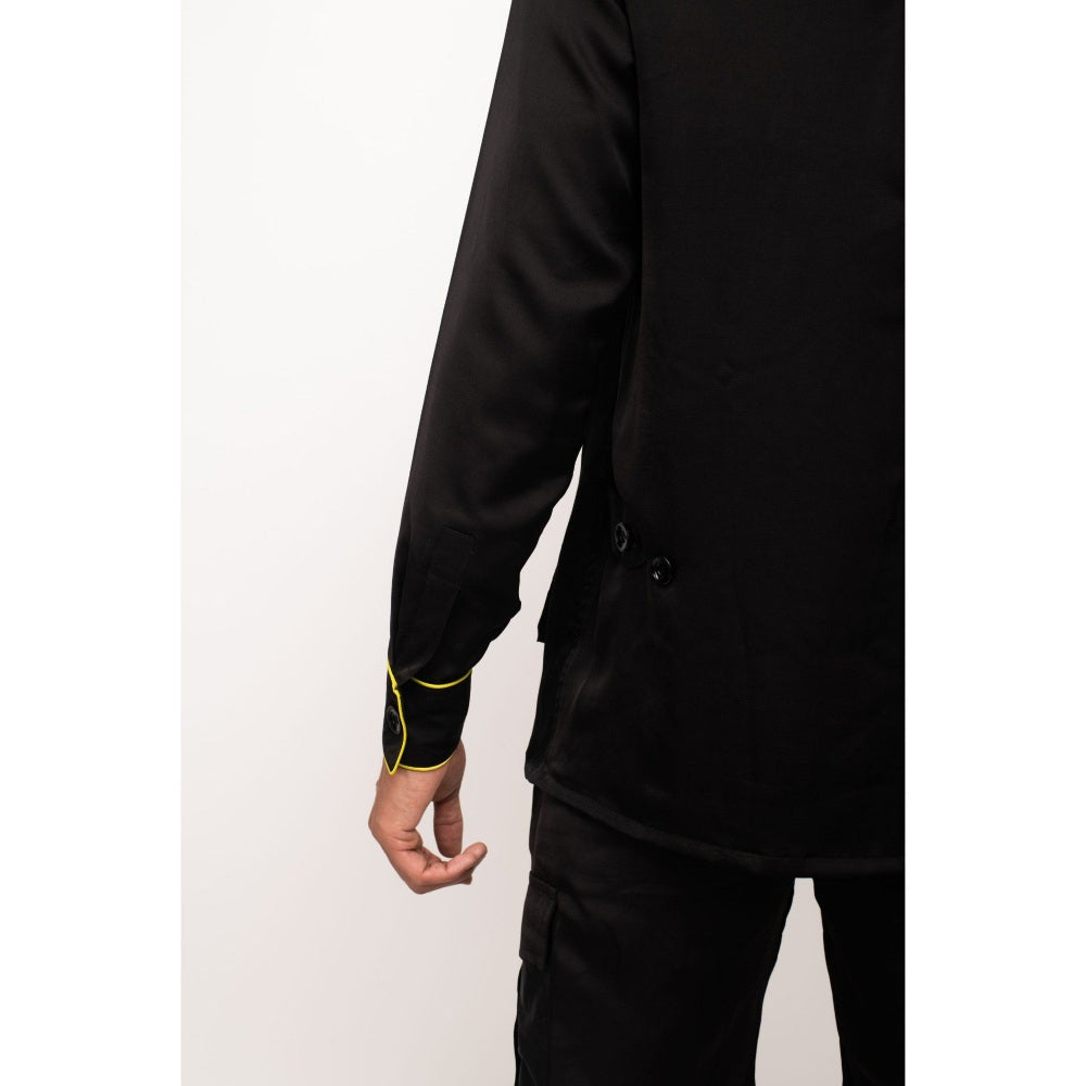 NEORA BY NEHAL CHOPRA Black Solid Shorts
