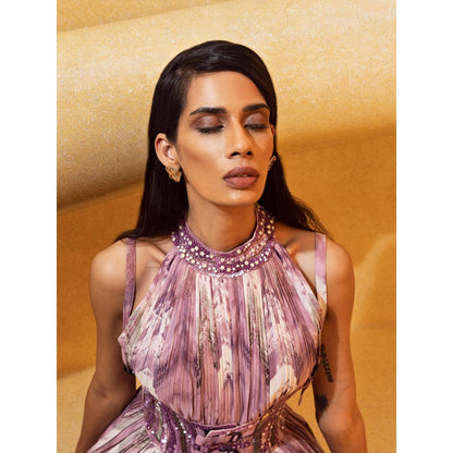 Nikita Mhaisalkar Lilac Floss Maxi