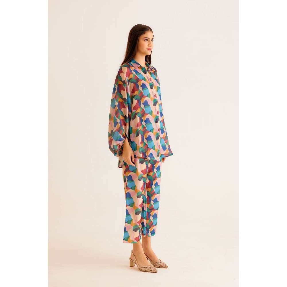 NORN Abstract Work Blouse