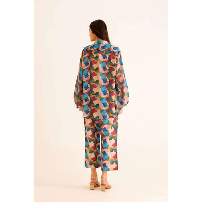 NORN Abstract Work Blouse