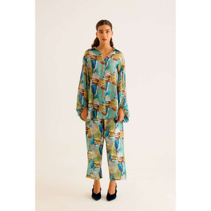 NORN Brushstroke Work Blouse