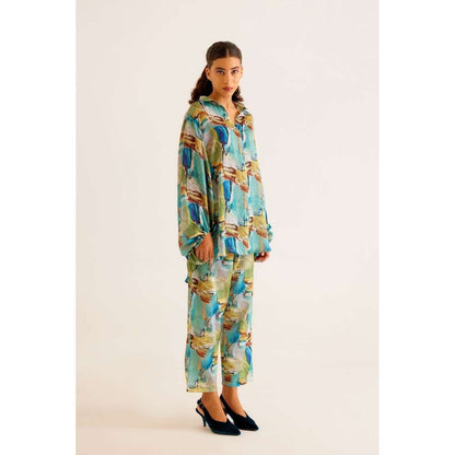 NORN Brushstroke Work Blouse