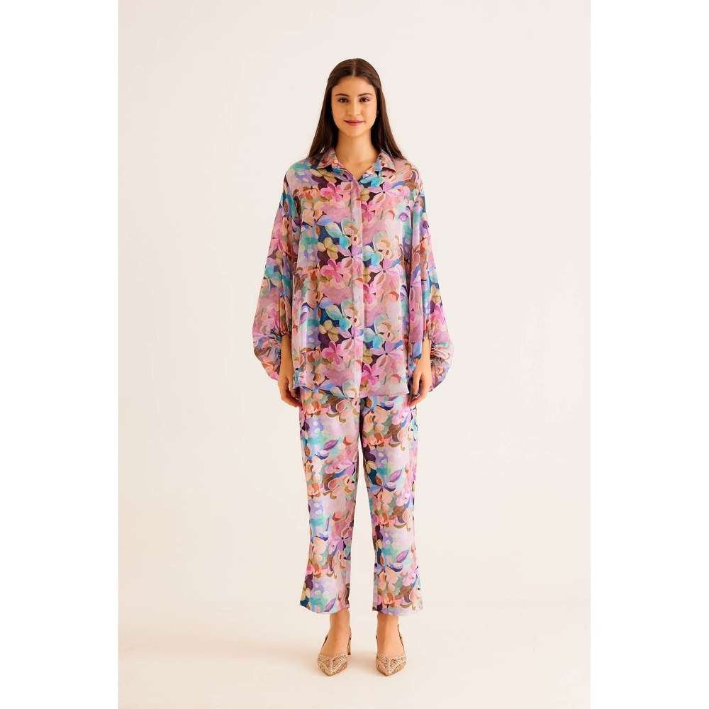 NORN Floral Work Blouse